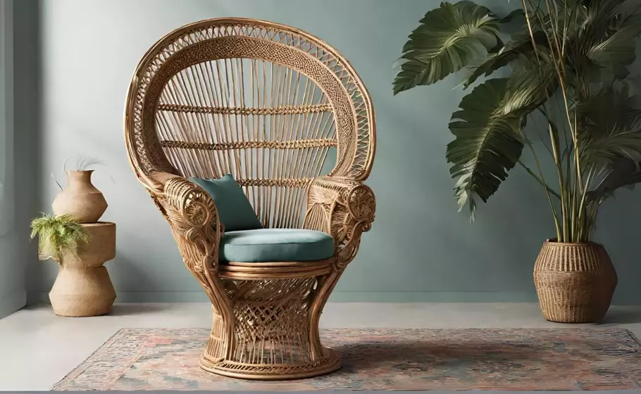 Kouboo peacock deals chair